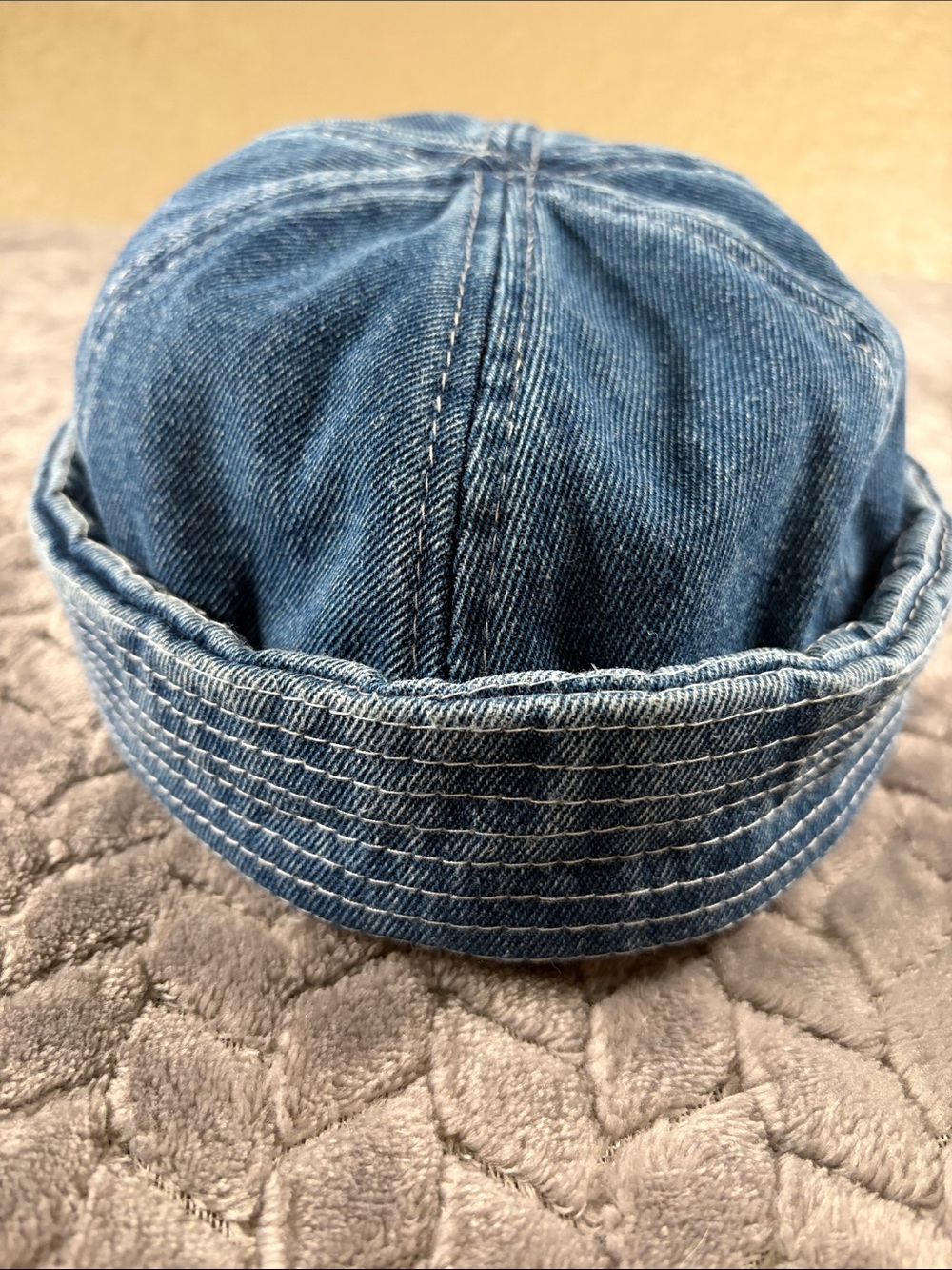 NWOT Ace Fire Men’s Medium Blue Denim Docker Cap
